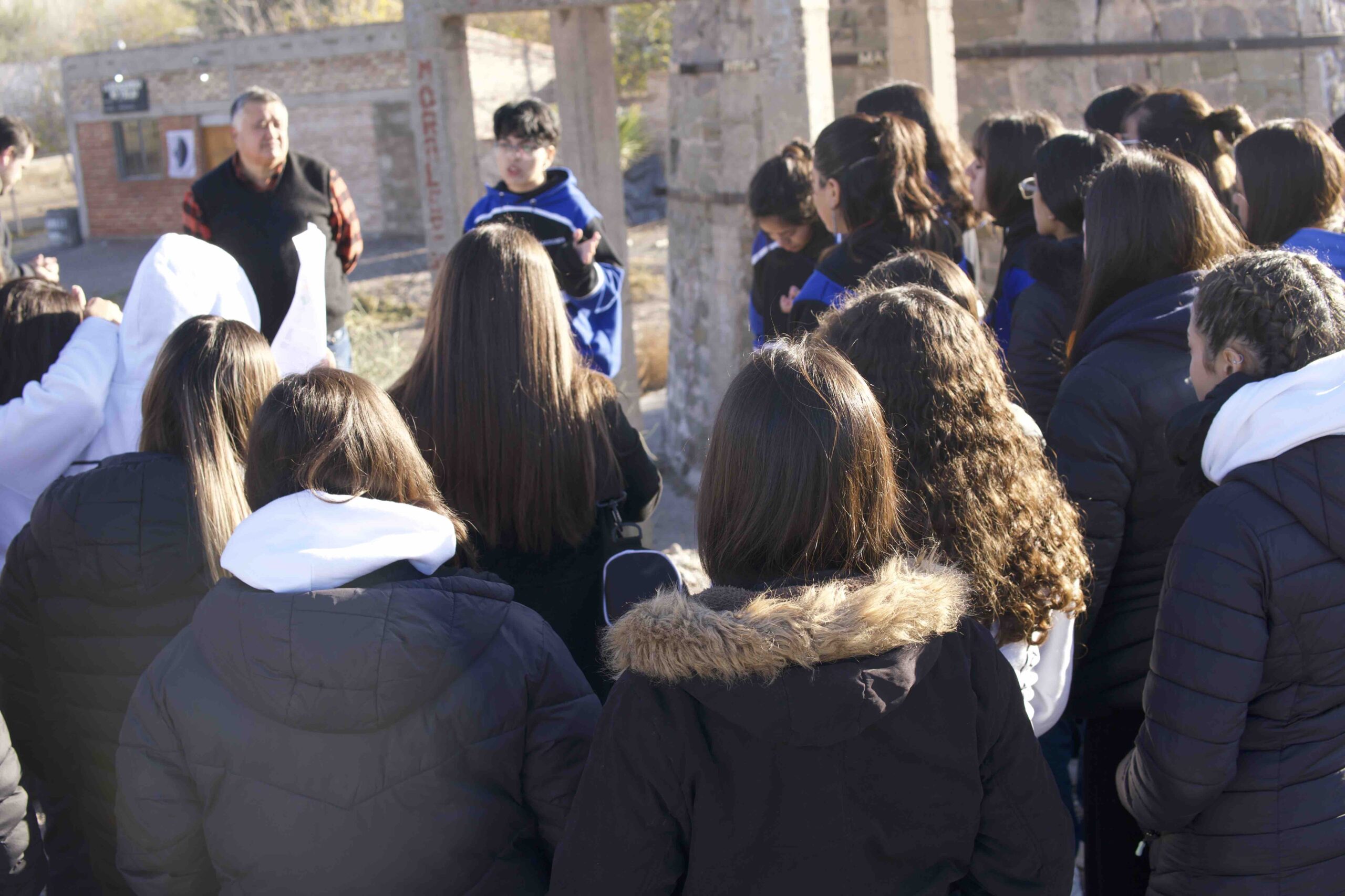 horizonte joven mujer en la minería